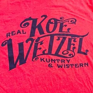 Koe Wetzel concert shirt
